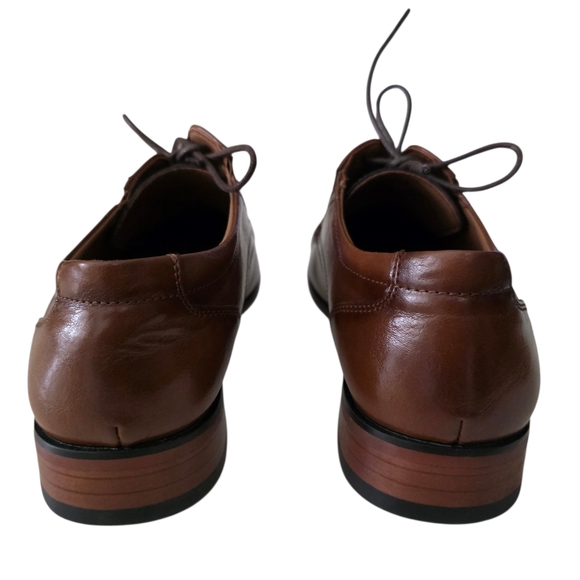 Guess Sulai Faux Leather Loafers Shoes Men's Dark Natural Size 7.5 - Picture 5 of 10